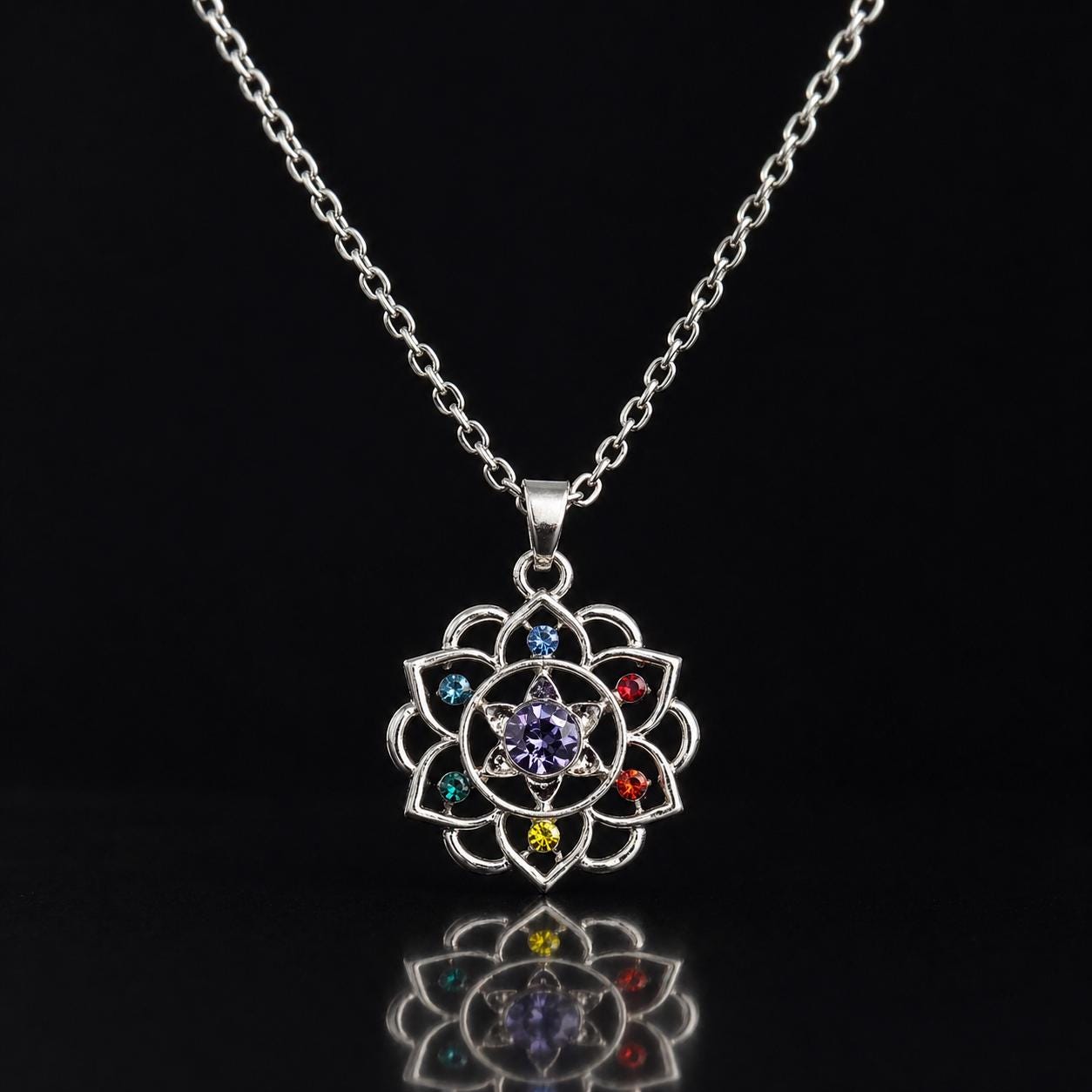 Chakra Mandala Bloom Necklace
