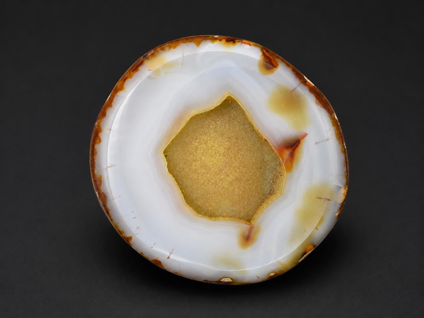 Carnelian Agate Sugar Druzy Display Stone