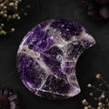 Amethyst Crescent Moon Carving