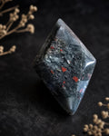 Bloodstone Freeform Crystal – Polished Green Red Grounding Stone