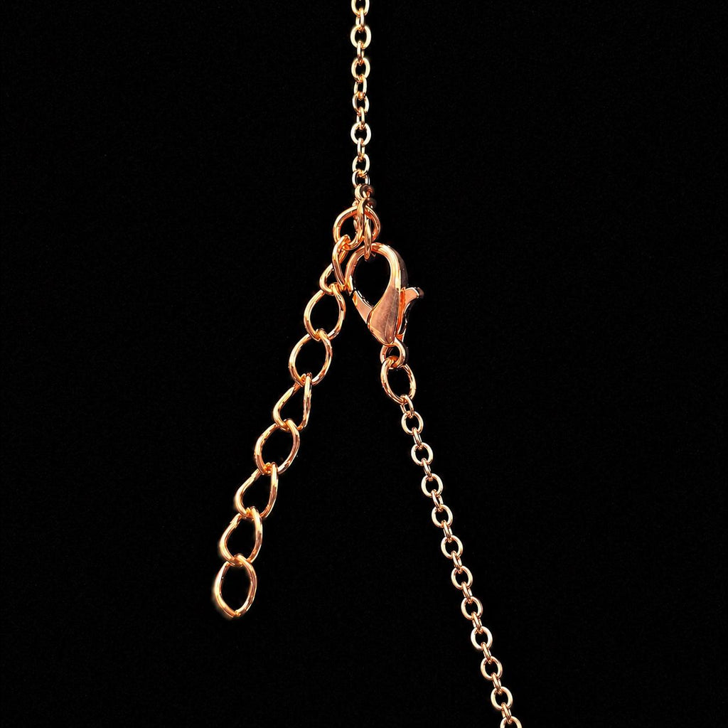 Copper Crescent Moon Necklace