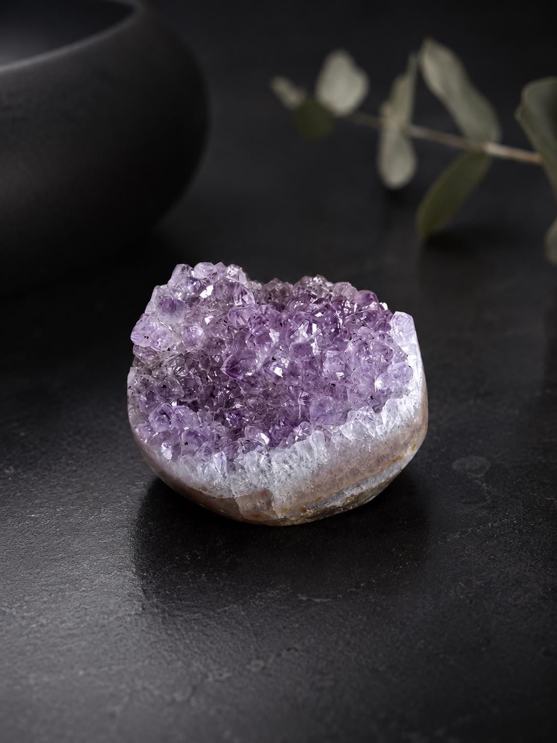 Amethyst Druzy Cluster
