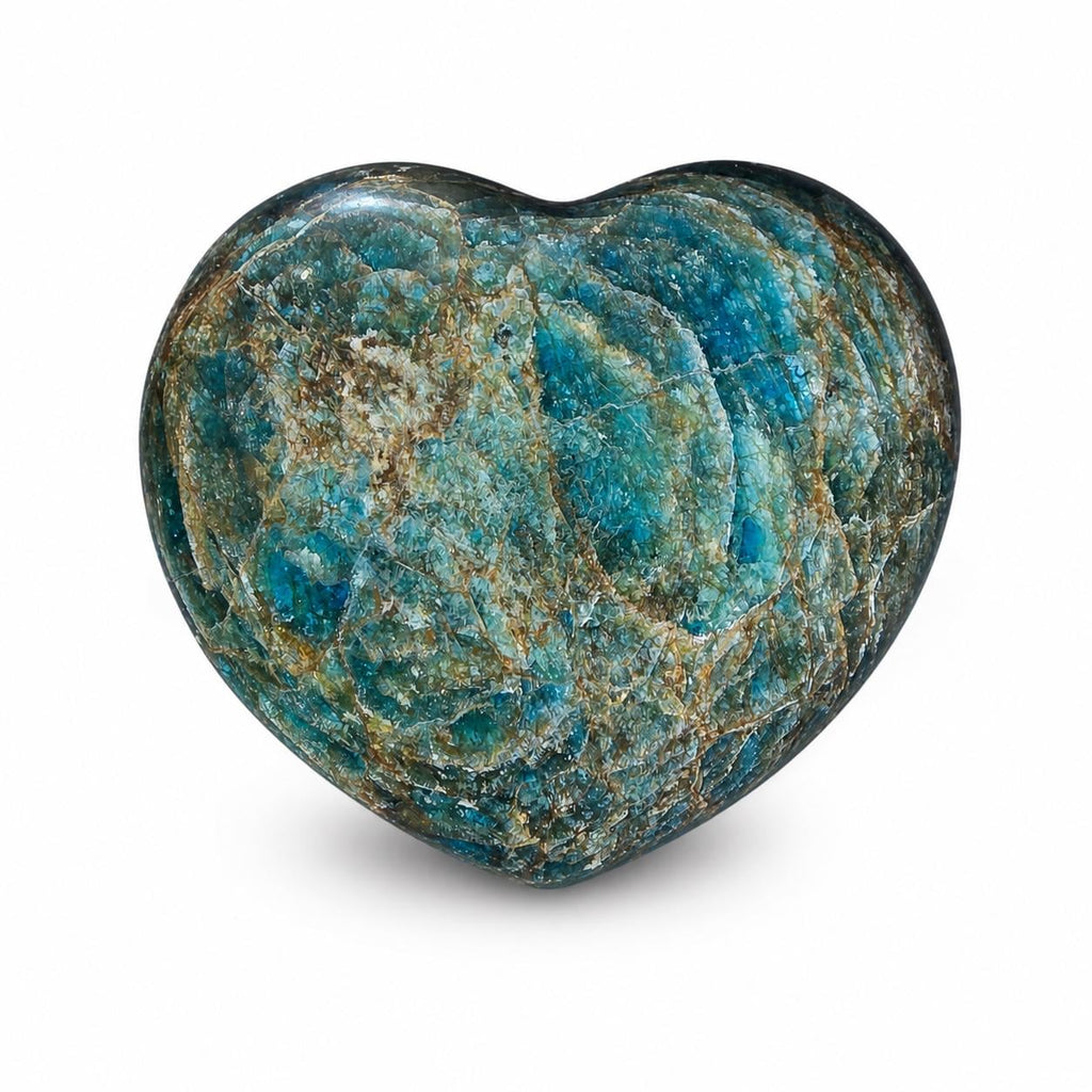 Blue Apatite Heart