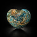 Blue Apatite Heart