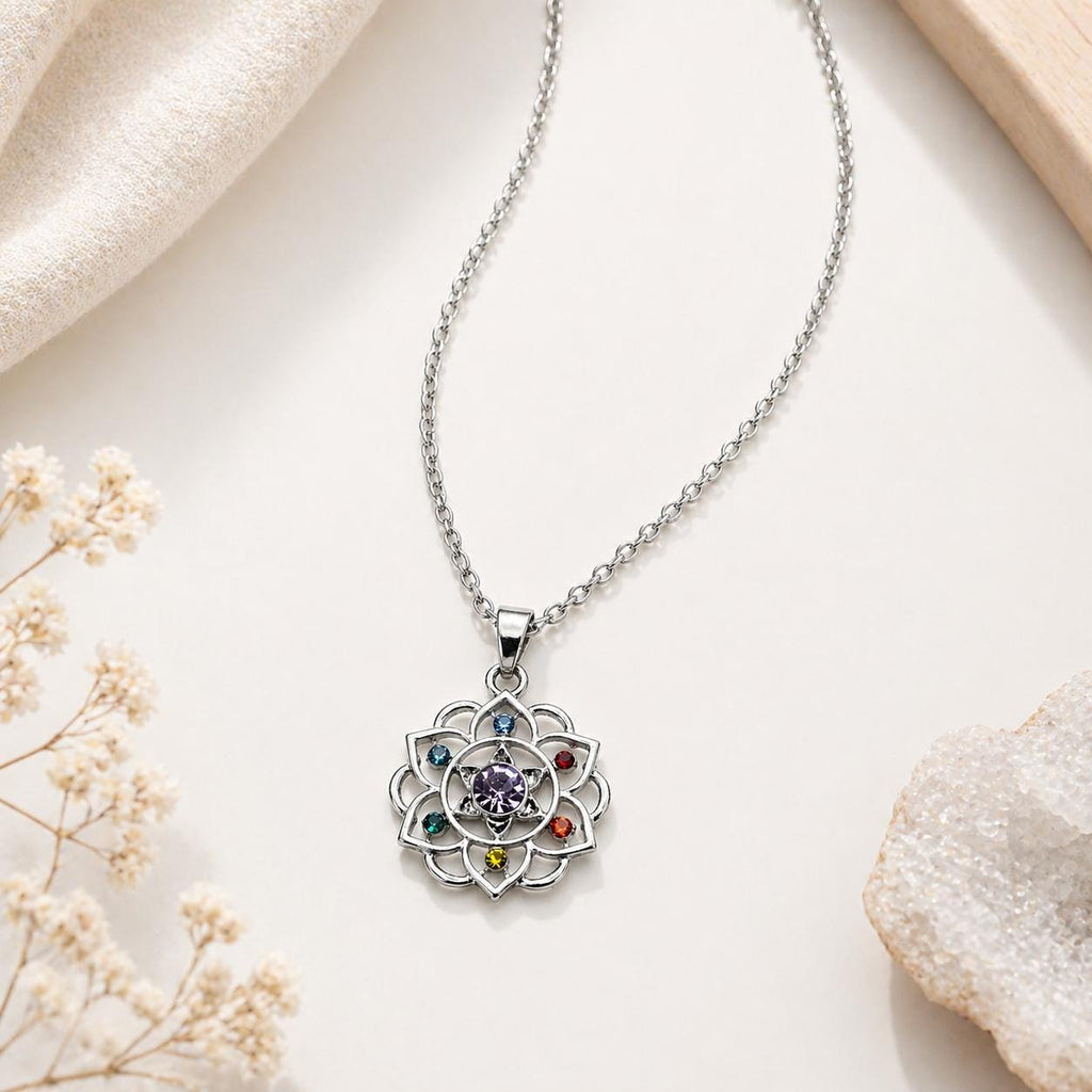 Chakra Mandala Bloom Necklace