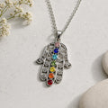 Hamsa Chakra Pendant Necklace