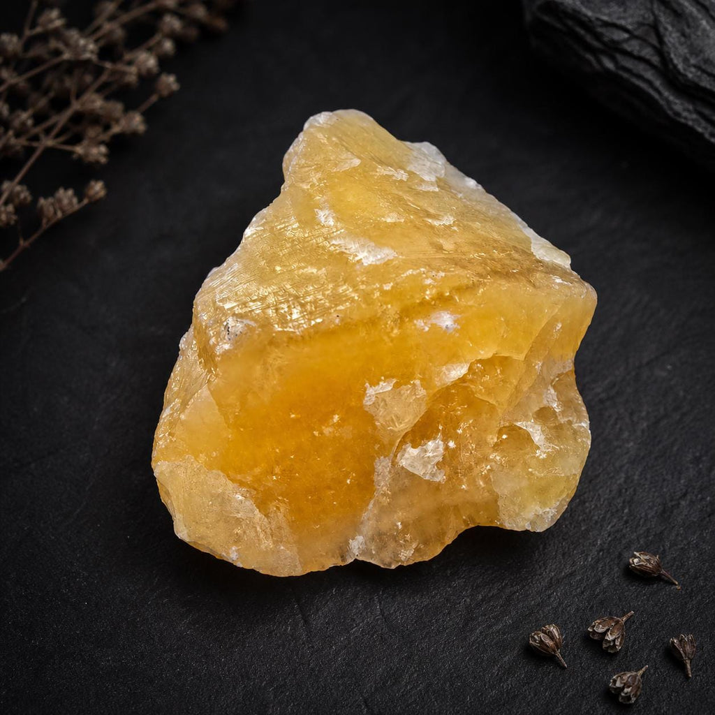 Orange Calcite Cluster
