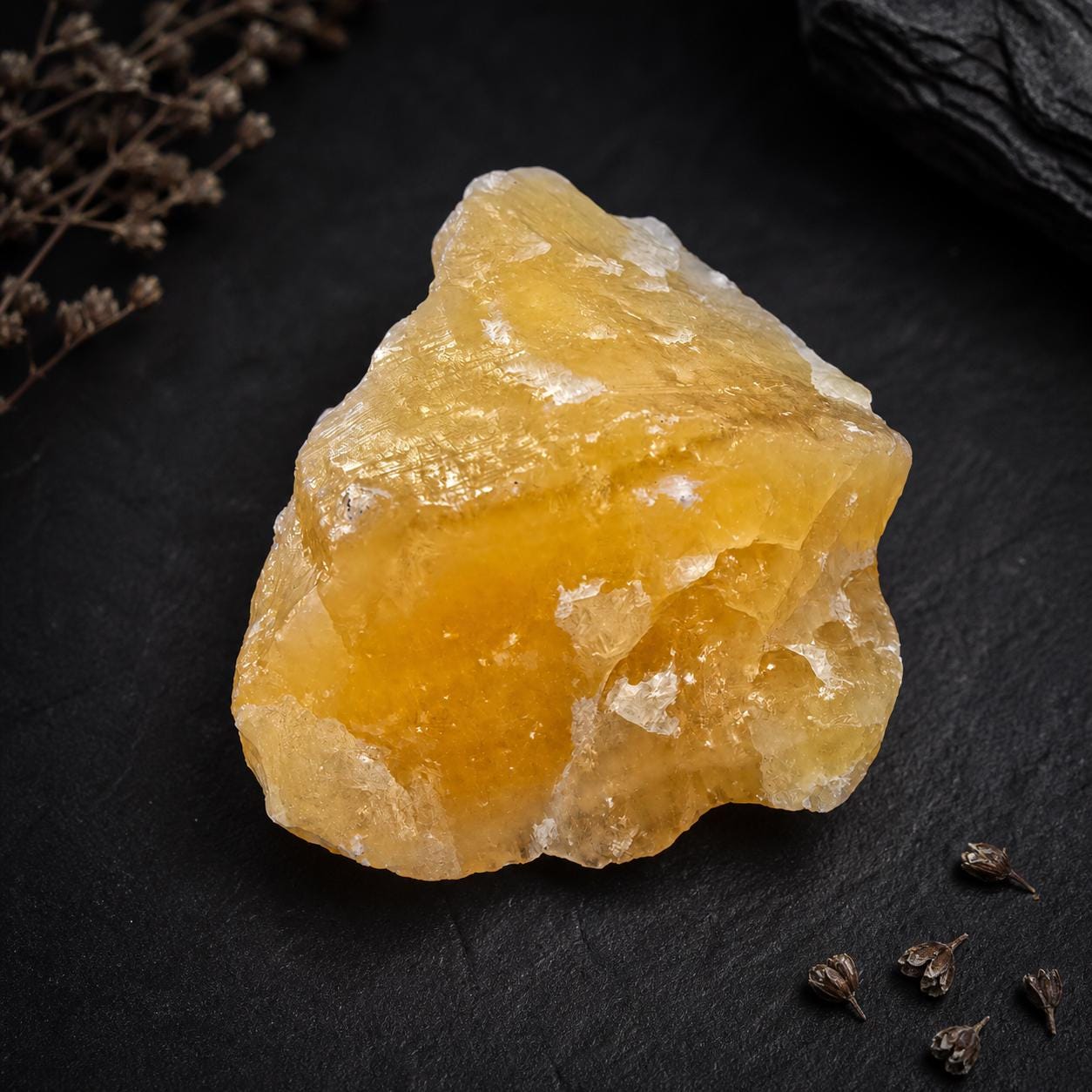 Orange Calcite Cluster
