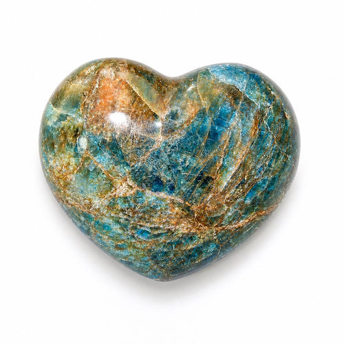 Blue Apatite Heart