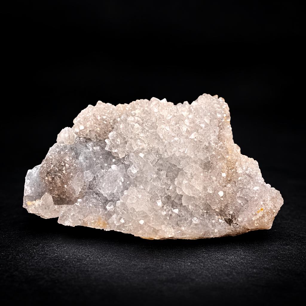 Druzy Quartz Cluster Display Stone
