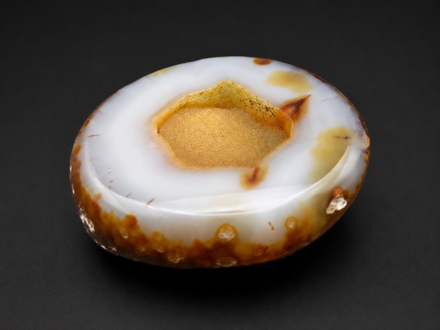 Carnelian Agate Sugar Druzy Display Stone