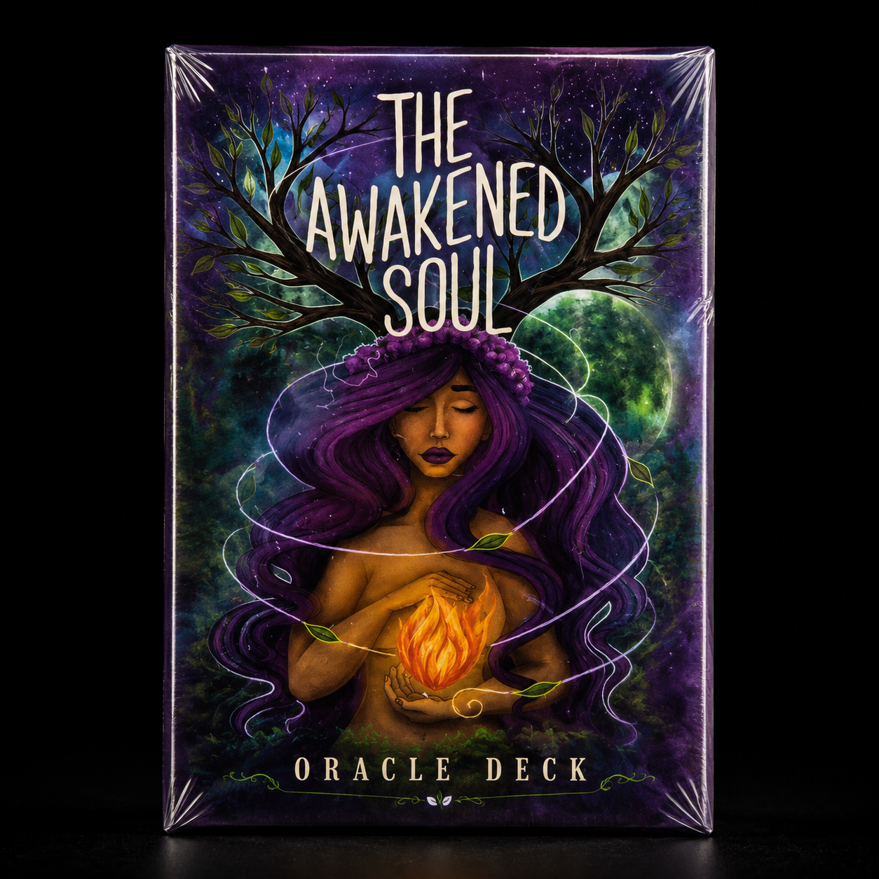 The Awakened Soul Oracle Deck by Ethony – 50 Card Oracle Deck & Guidebook for Intuition and Spiritual Growth