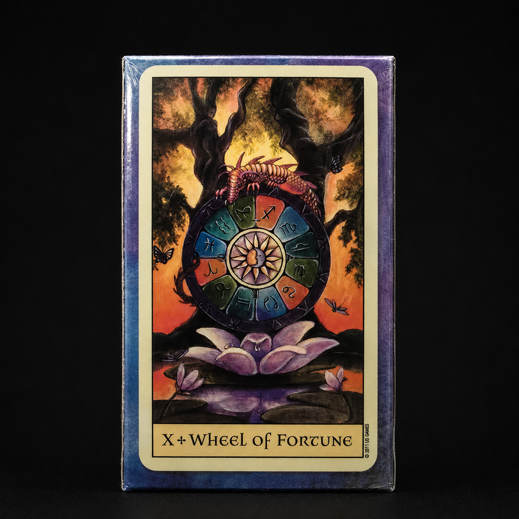 Crystal Visions Tarot by Jennifer Galasso | 78-Card Tarot Deck with Guidebook | Watercolor Fantasy Tarot