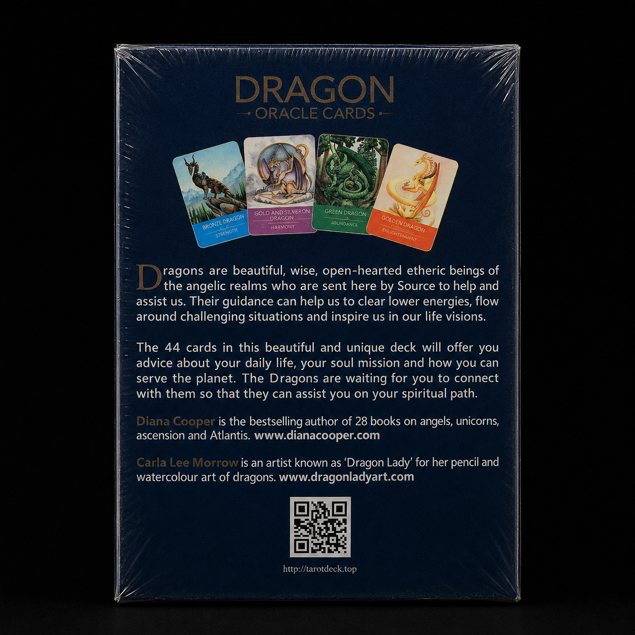Dragon Oracle Cards with Guidebook | 44-Card Dragon Guidance & Spiritual Wisdom Deck