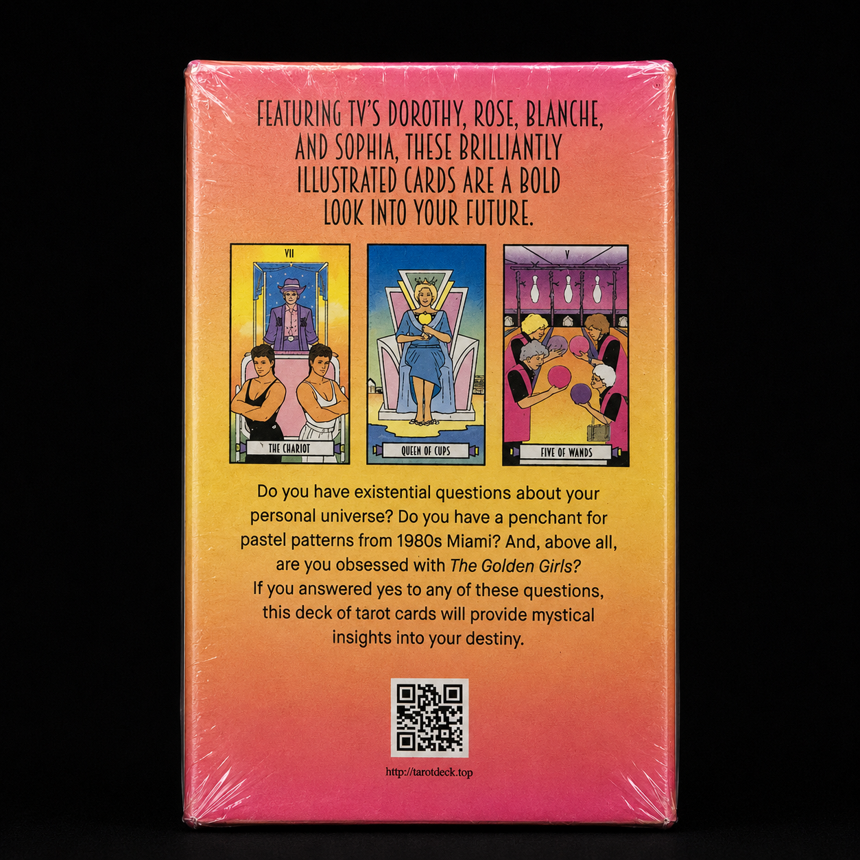 The Golden Girls Tarot Cards | Pop Culture Tarot Deck Inspired by Dorothy, Rose, Blanche & Sophia