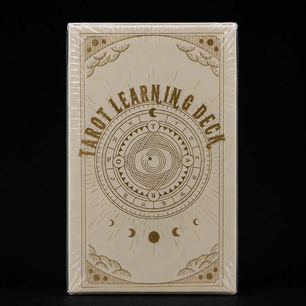 Tarot Learning Deck – 78-Card Beginner Tarot Deck with Upright & Reversed Meanings