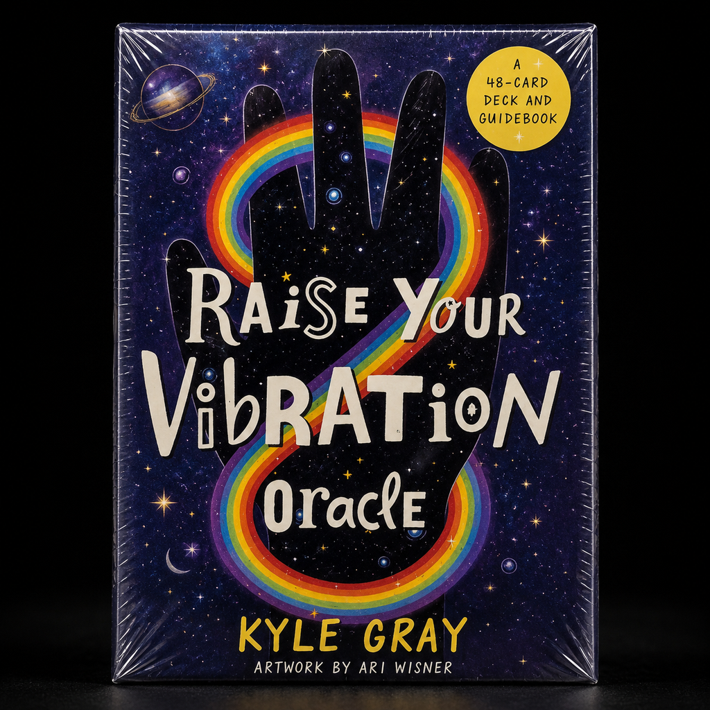 Raise Your Vibration Oracle – 48-Card Inspirational Oracle Deck & Guidebook