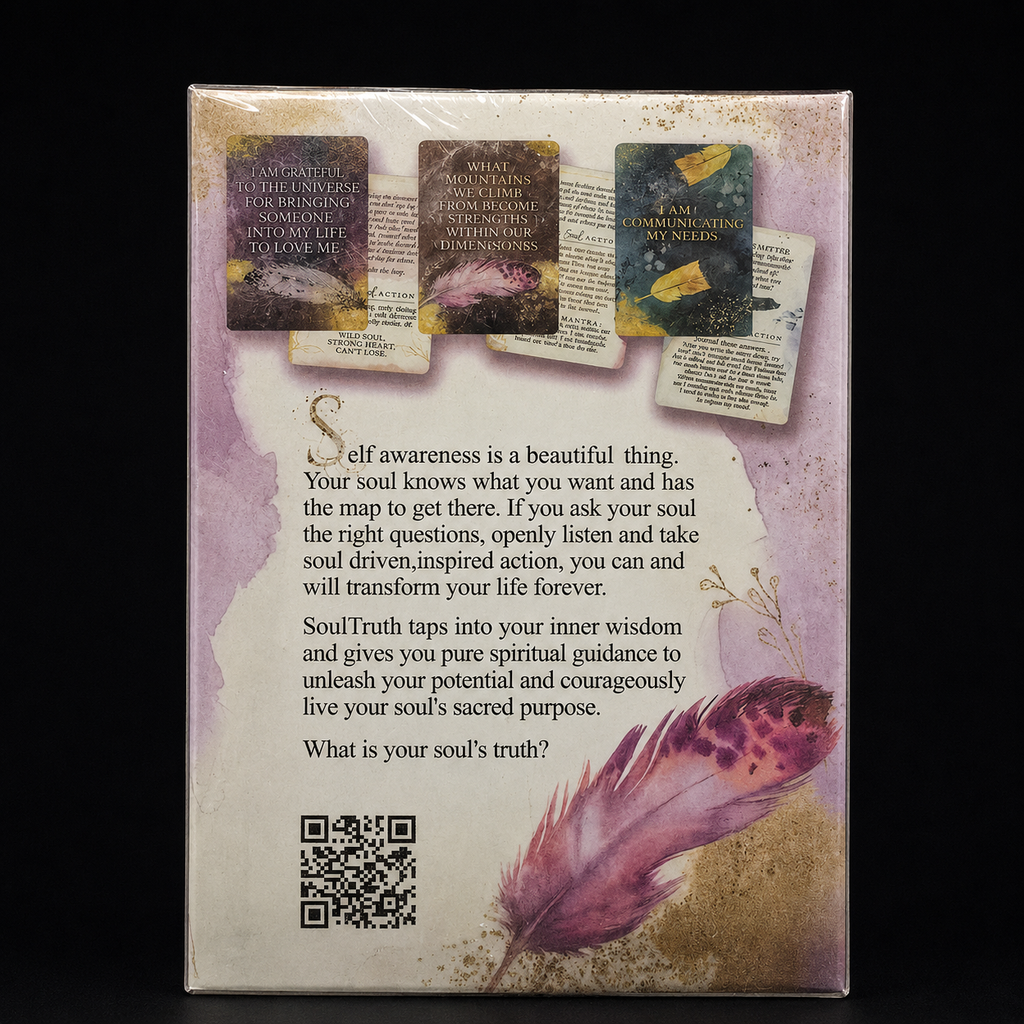 Soul Truth Self-Awareness Card Deck by Brienne Hovey – Daily Reflection & Personal Growth Oracle Cards
