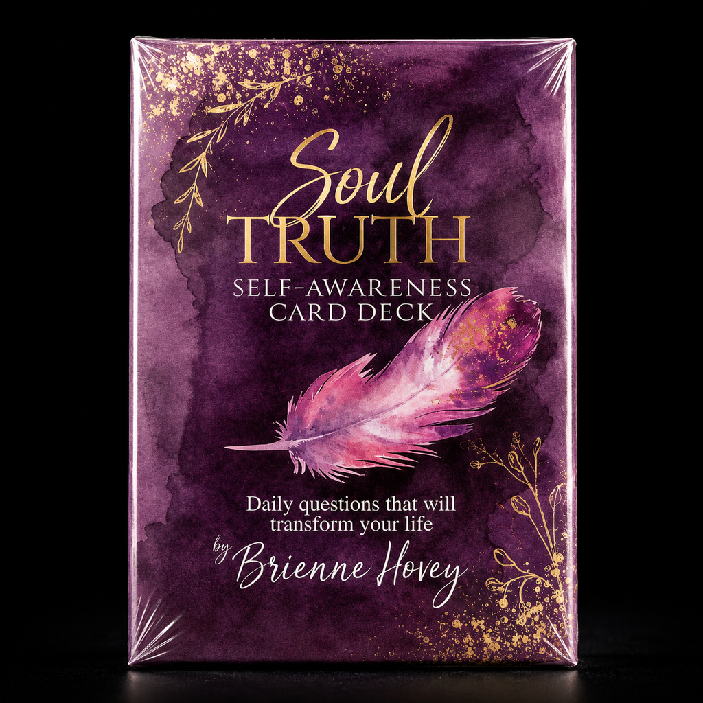 Soul Truth Self-Awareness Card Deck by Brienne Hovey – Daily Reflection & Personal Growth Oracle Cards