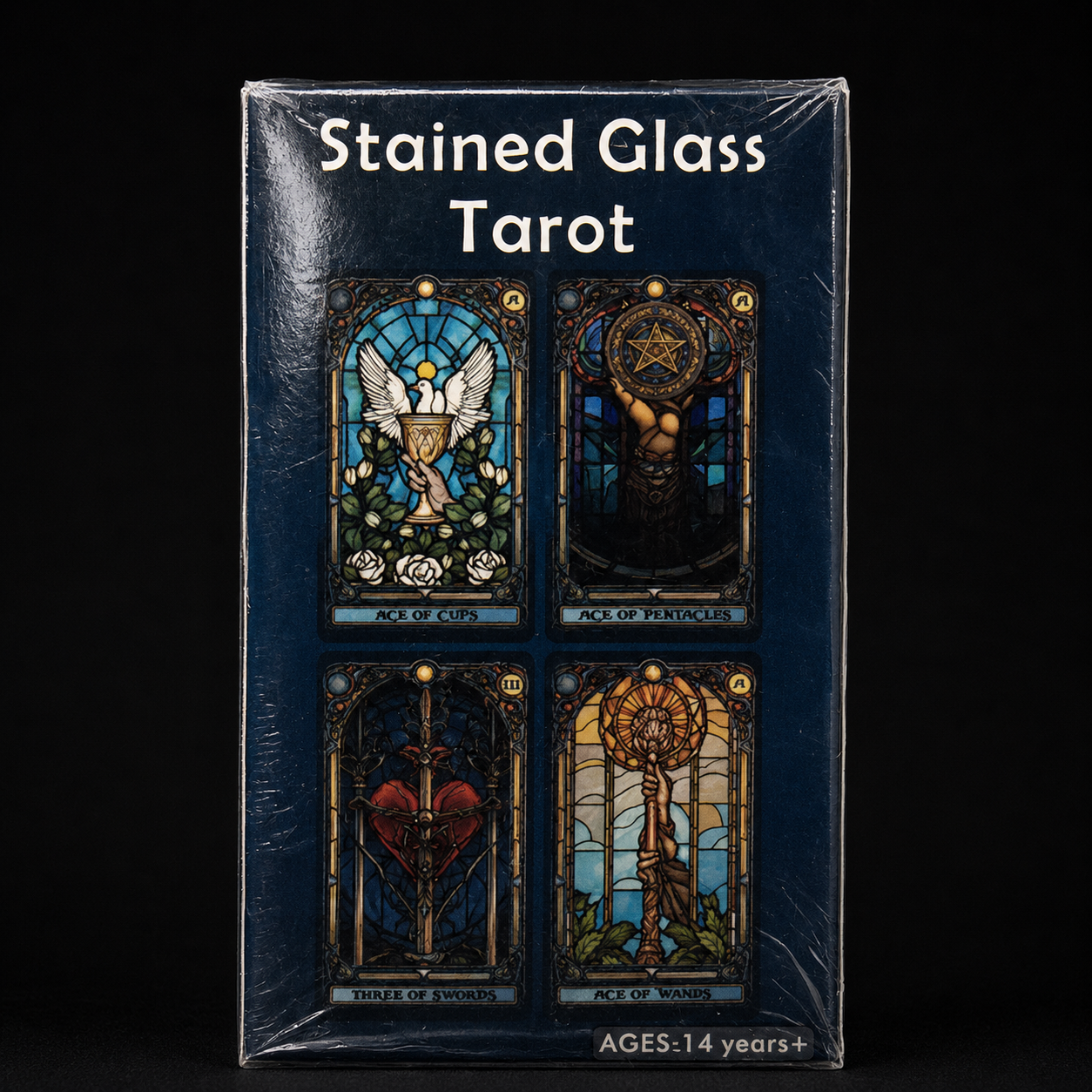 Stained Glass Tarot – 78-Card Tarot Deck