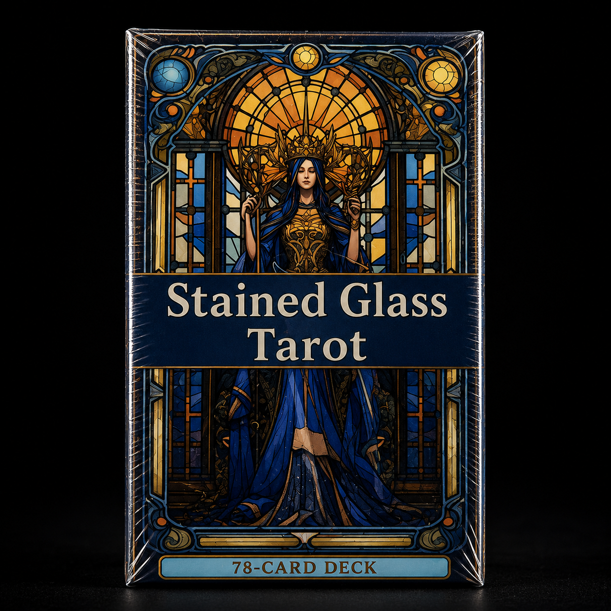 Stained Glass Tarot – 78-Card Tarot Deck