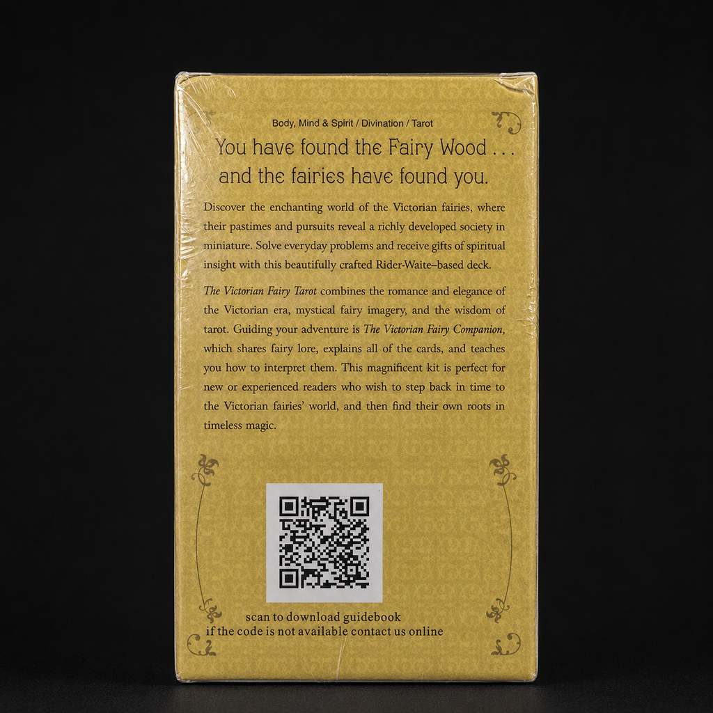 The Victorian Fairy Tarot Deck | 78-Card Rider-Waite Inspired Fairy Tarot with Digital Guidebook