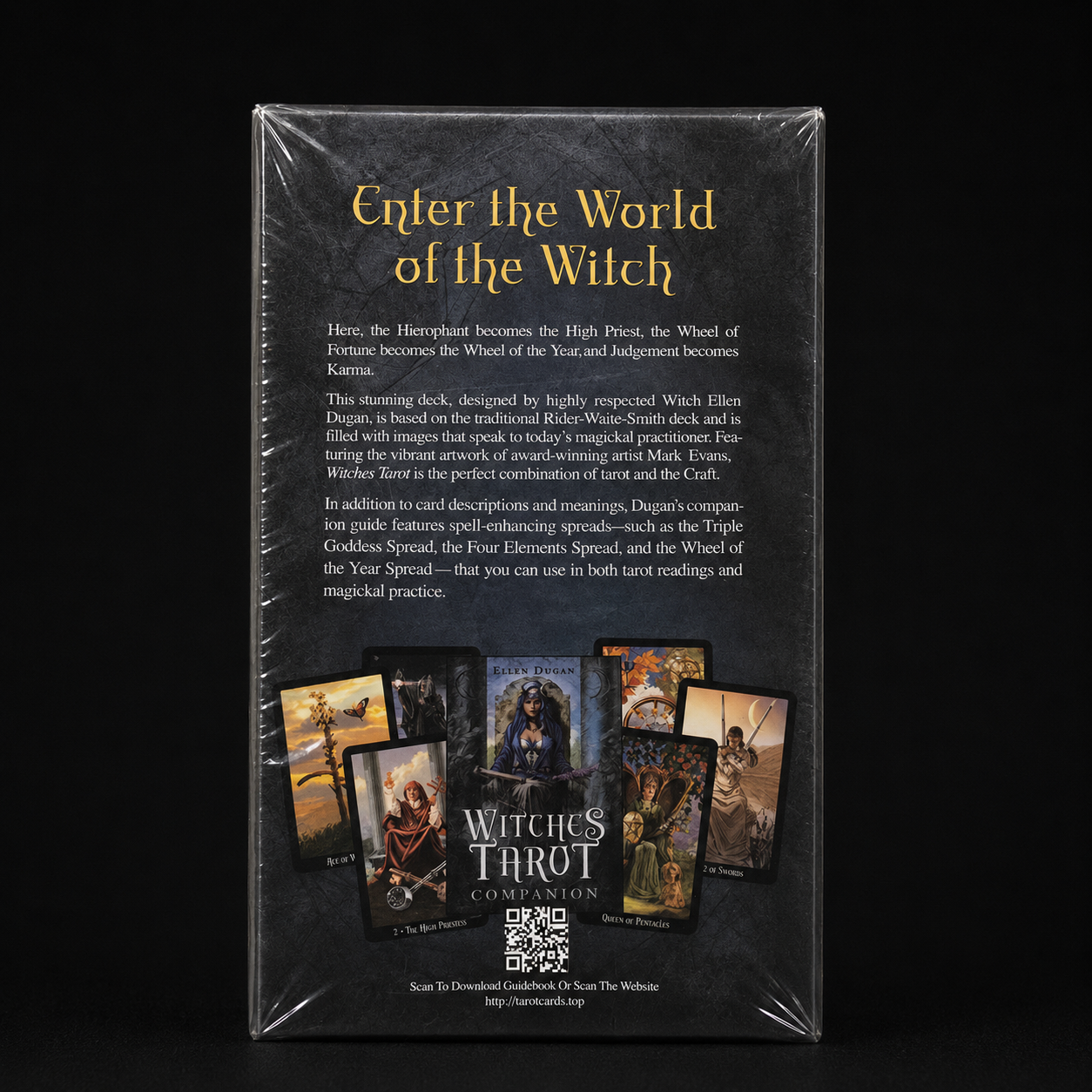 Witches Tarot by Ellen Dugan | 78-Card Witchcraft-Inspired Rider-Waite Tarot Deck with Guidebook