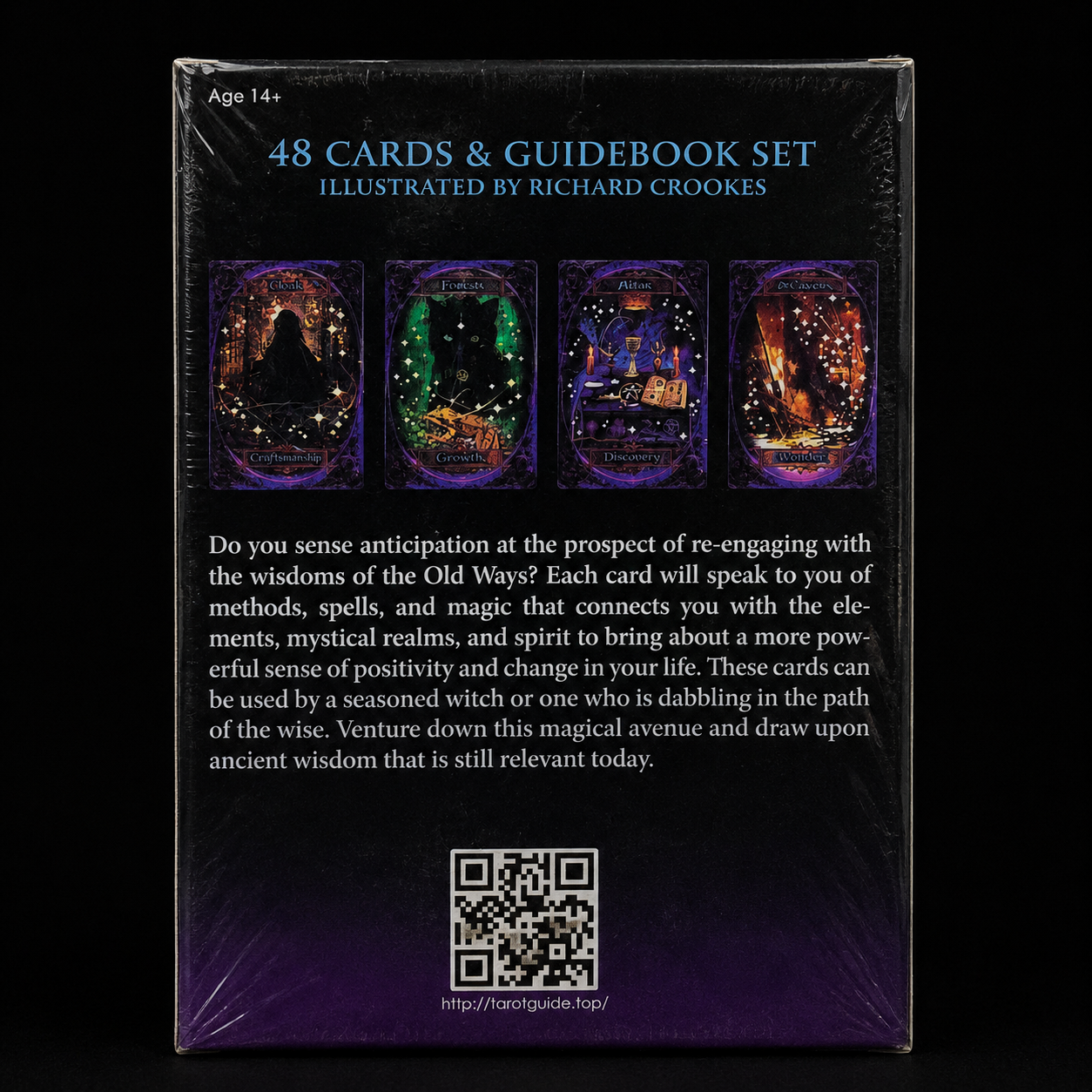 Witches' Wisdom Oracle Cards with Guidebook | 48-Card Witchcraft & Spiritual Guidance Deck
