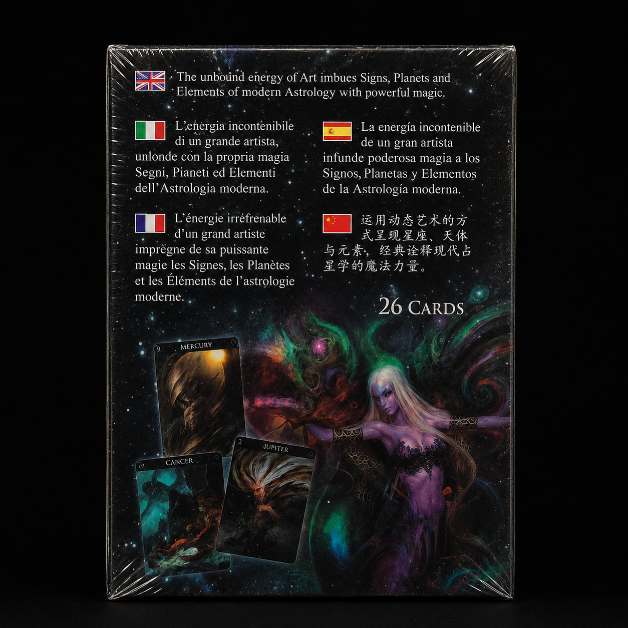 Barbieri Zodiac Oracle | 26-Card Astrology Oracle Deck by Barbara Moore & Paolo Barbieri