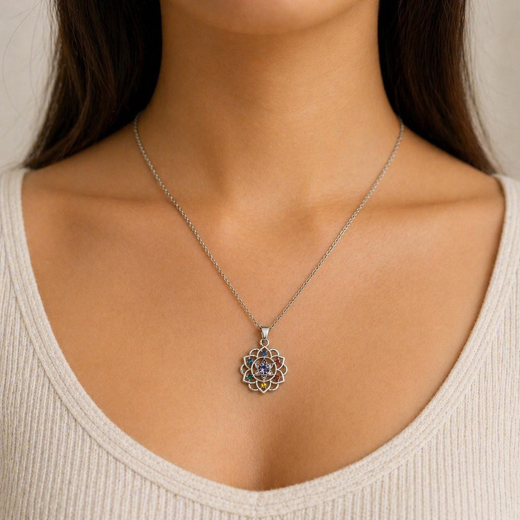 Chakra Mandala Bloom Necklace