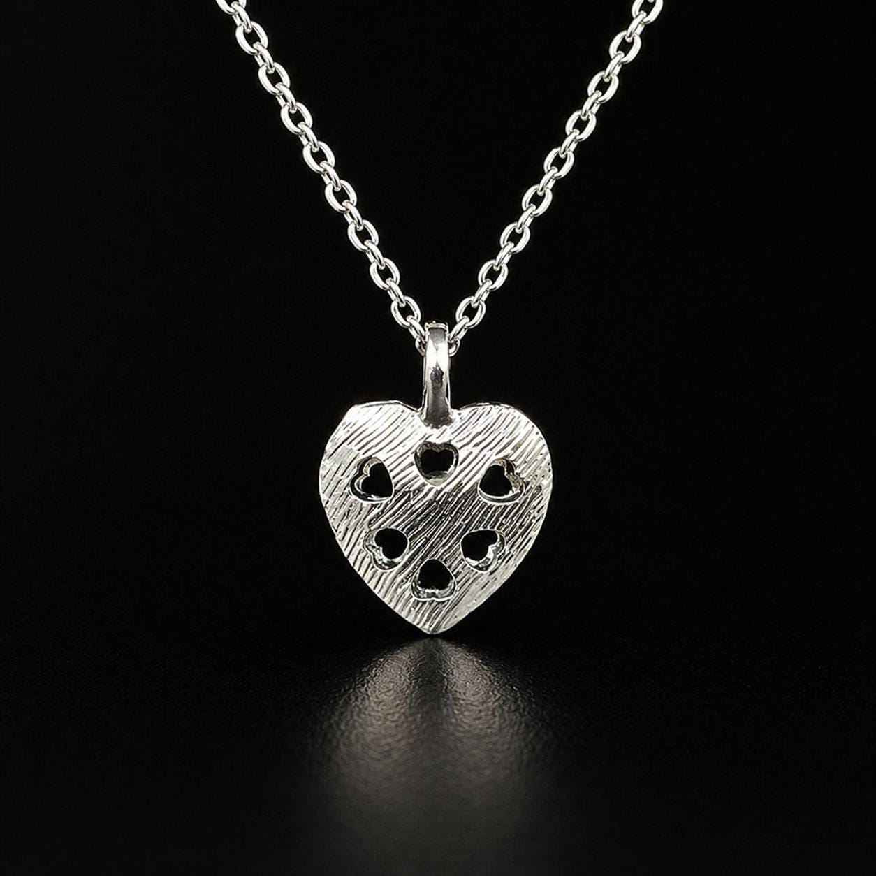 Aurora Crystal Heart Necklace