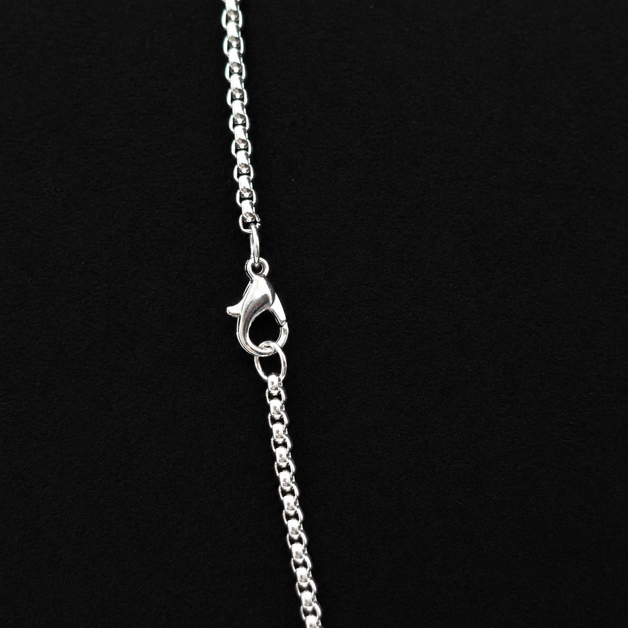Iridescent Glass Teardrop Necklace