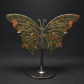 Bloodstone Butterfly Carving on Stand