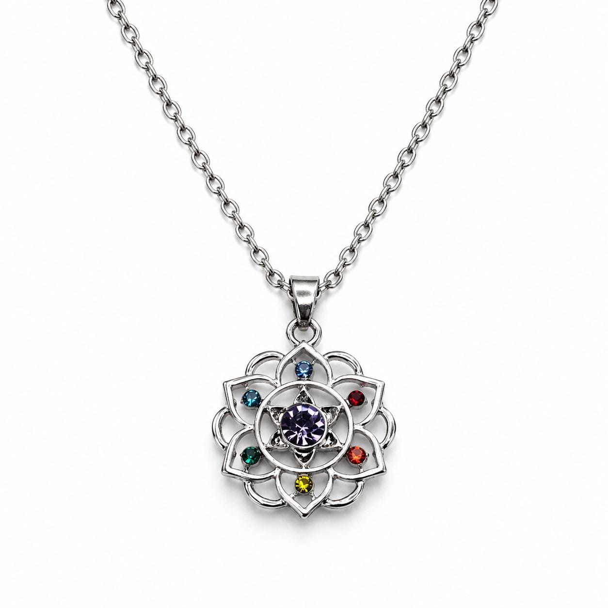 Chakra Mandala Bloom Necklace