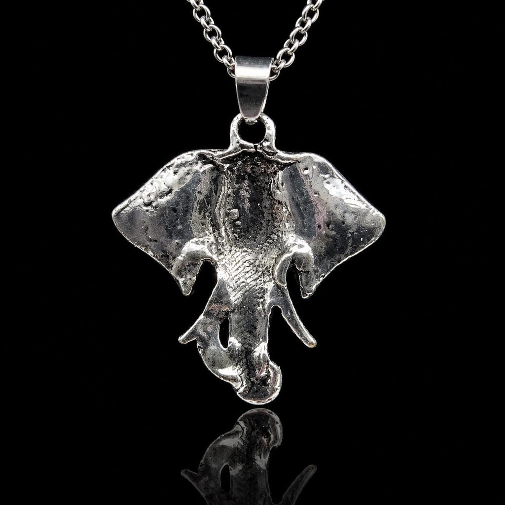 Seven Chakra Elephant Necklace
