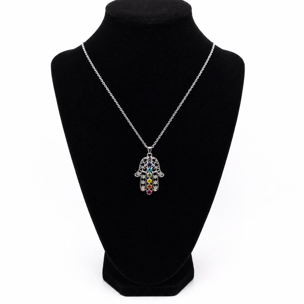 Hamsa Chakra Pendant Necklace