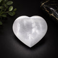 Selenite Heart – White Crystal Heart Cleansing Stone