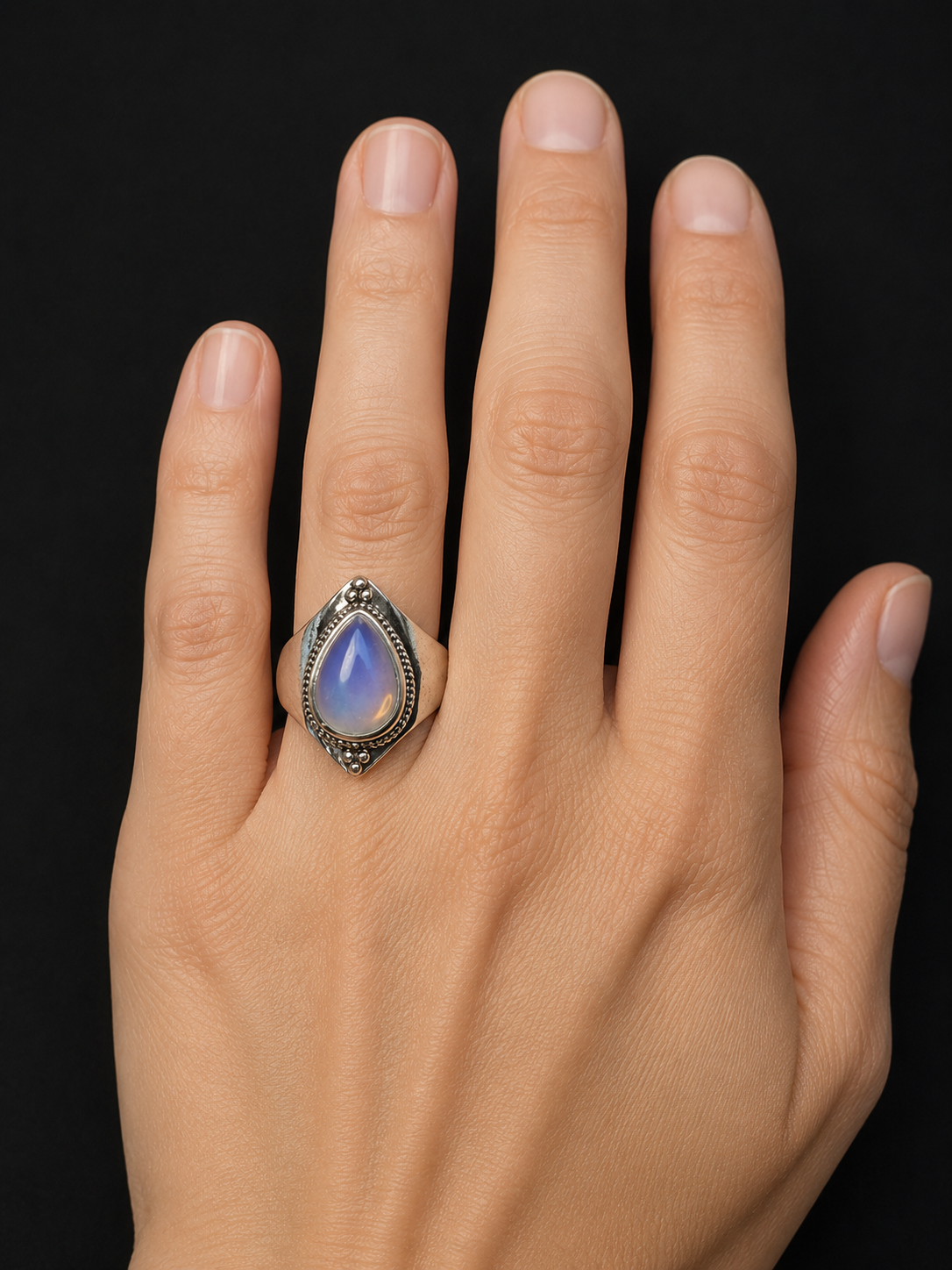 Moonlit Opalite Ring
