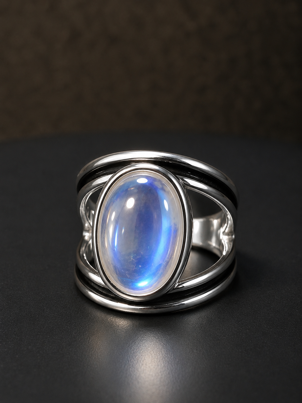 Moonbeam Glow Opalite Ring